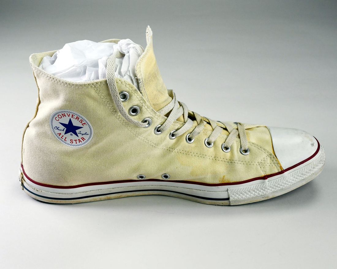 A single Chuck Taylor All Star shoe photographed for an archive record