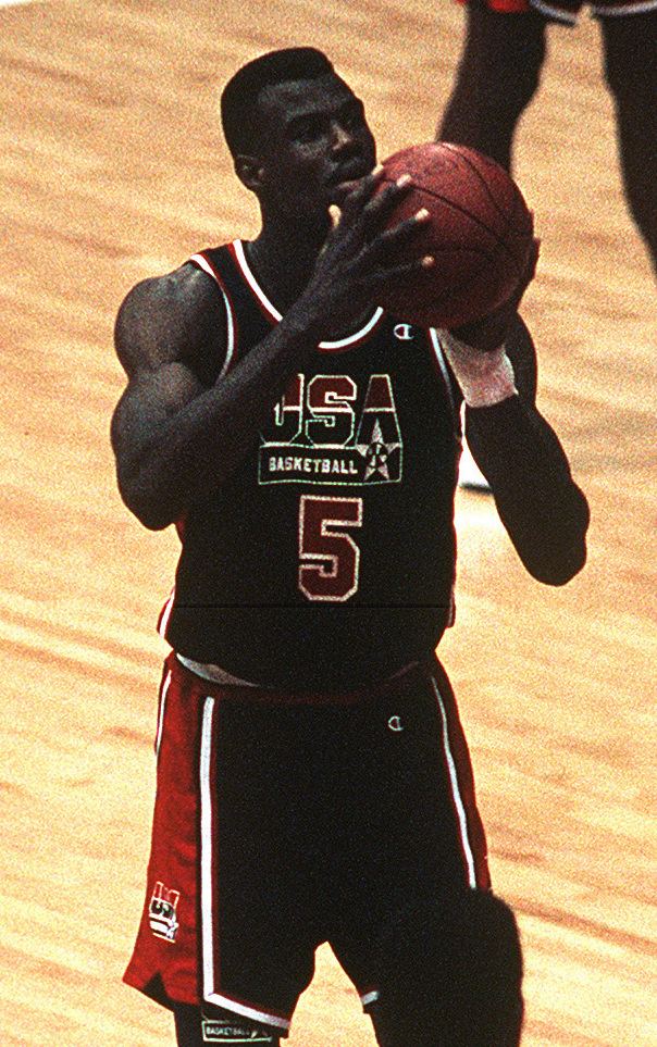 David Robinson during the 1992 Olympic tournament